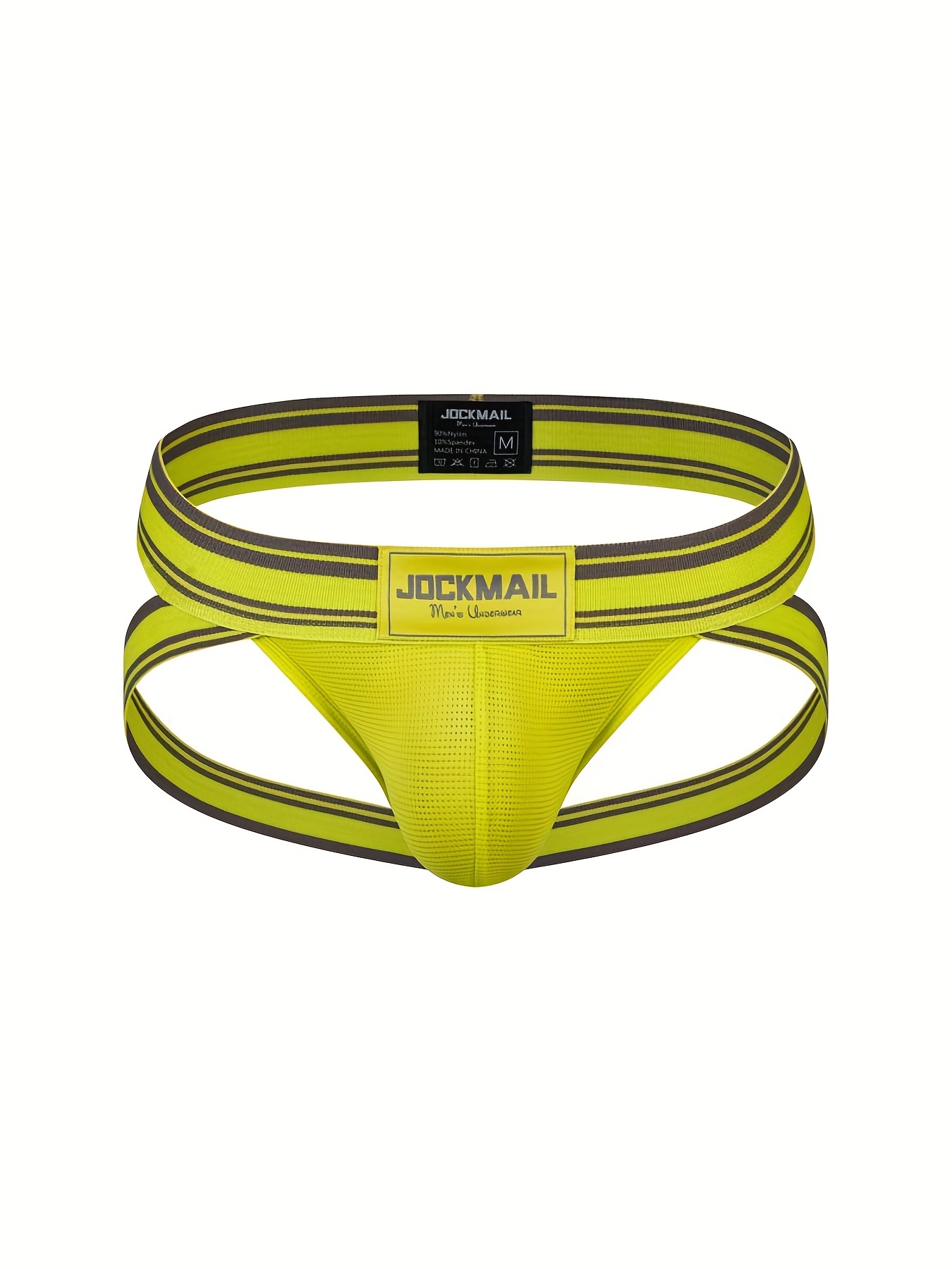 UpUns JOCKMAIL Sexy Mens Mesh Thong T-Back Underwear Sports Lingerie Elastic Breathable Shorts Wholesale Free Shipping