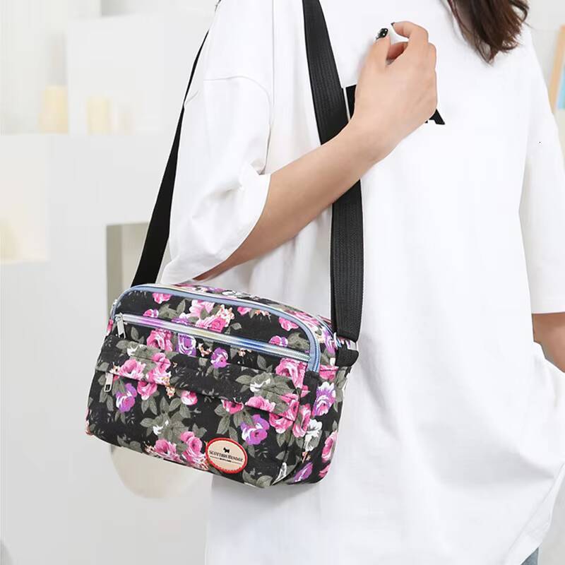 Canvas Tote Large Capacity Handbags for Female Commuting Womens Messenger Shoulder Bag Travel Handbag ddmynov