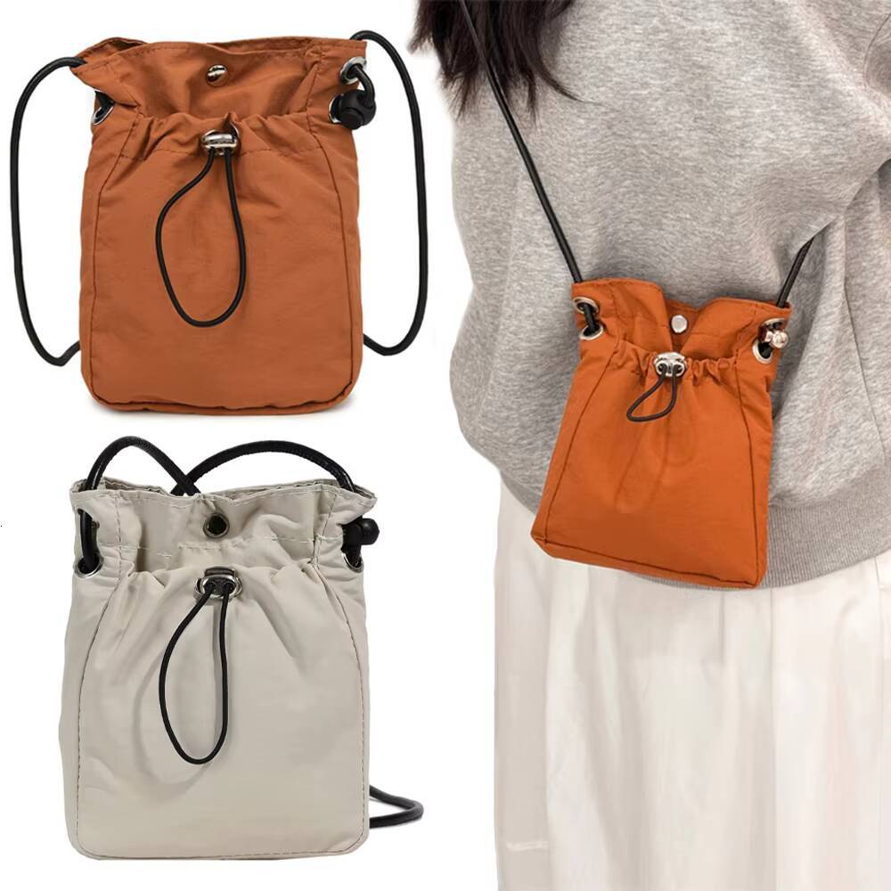 Nylon Soft Mini Phone Wallet Multifunctional Square Shoulder Crossbody Canvas Purse Messenger Bag ddmynov