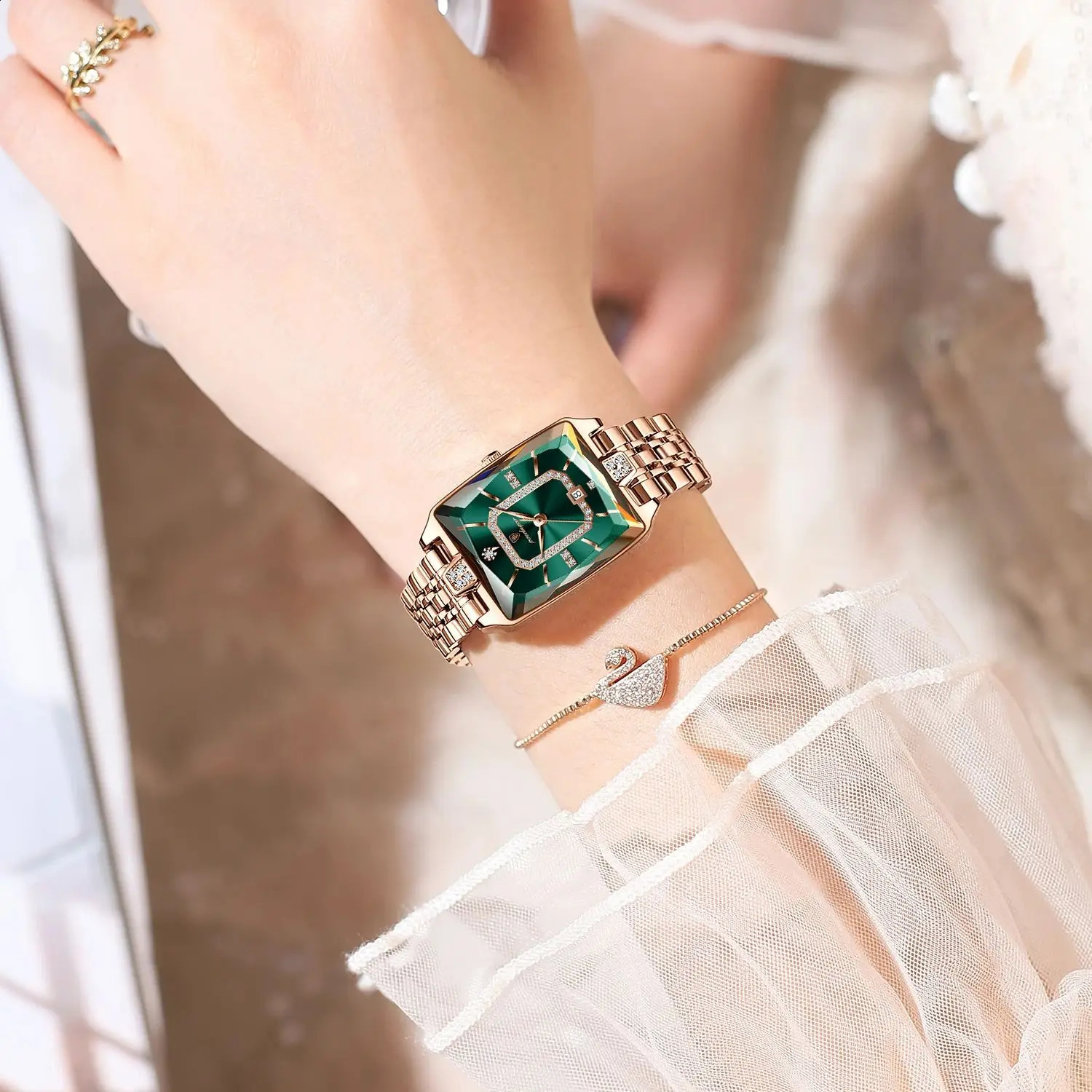 POEDAGAR y Watch For Women Waterproof Calendar High Quality Ladies Stainless Steel Quartz Womens Watches ElegantBox 250707
