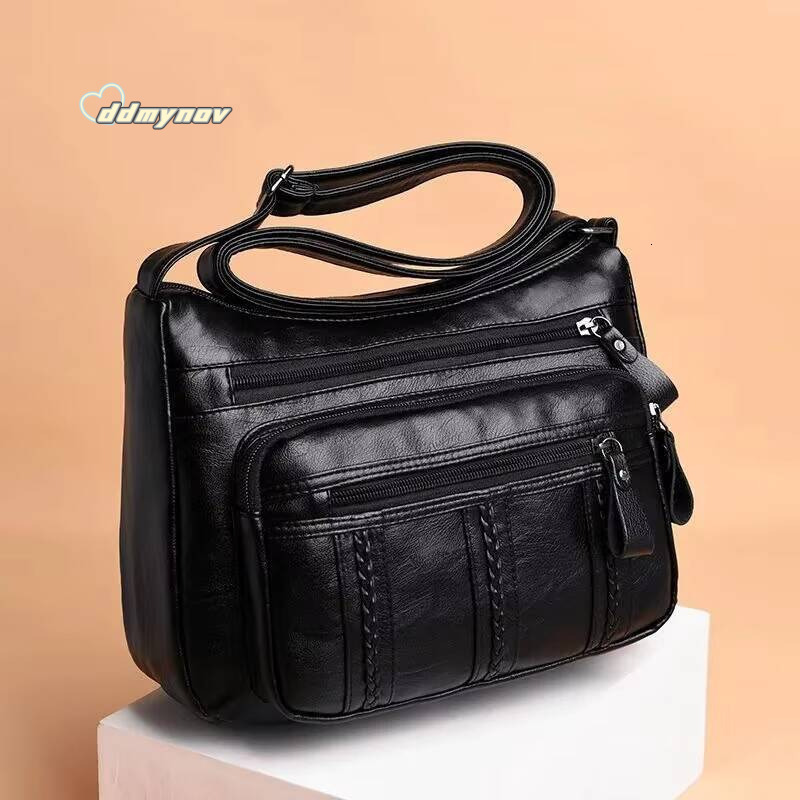 2024 New Middle-aged WOMENS Lightweight, Multi-layered, Large-capacity MOTHERS Crossbody Elderly Bag, Shoulder ddmynov