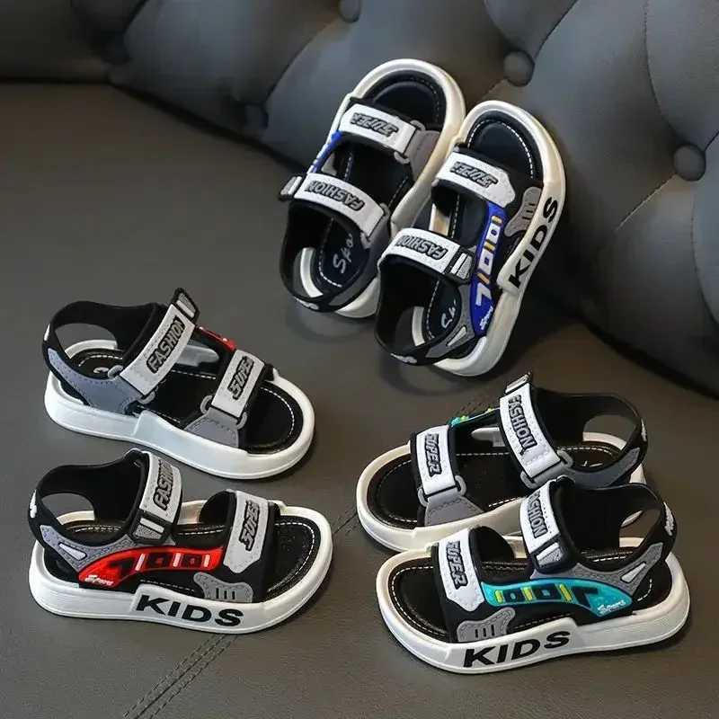 New Summer Children Sandal Boy Cute Cartoon Shoe Non Slip Kid Student Outdoor Beach Sandal for Non-slip Infant Baby Sports Shoes z2507087P7P