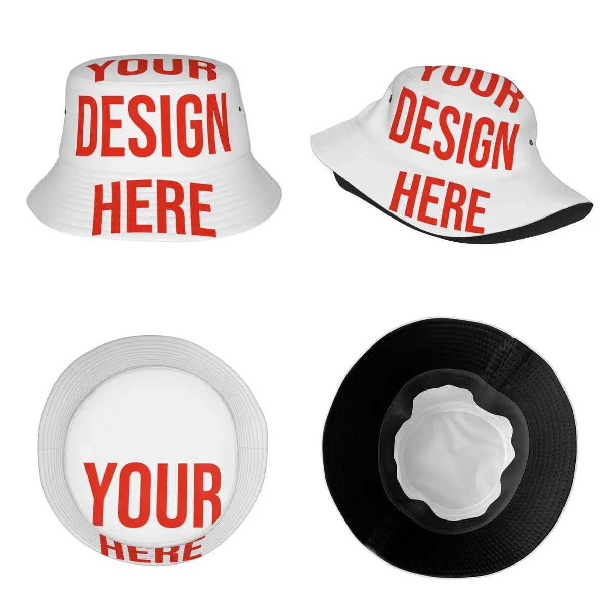 Bucket Hats Customized Your Own Design Summer Fishing Caps DIY Photo or Picture Irish Country Hat Birthday Gift Idea Y250707