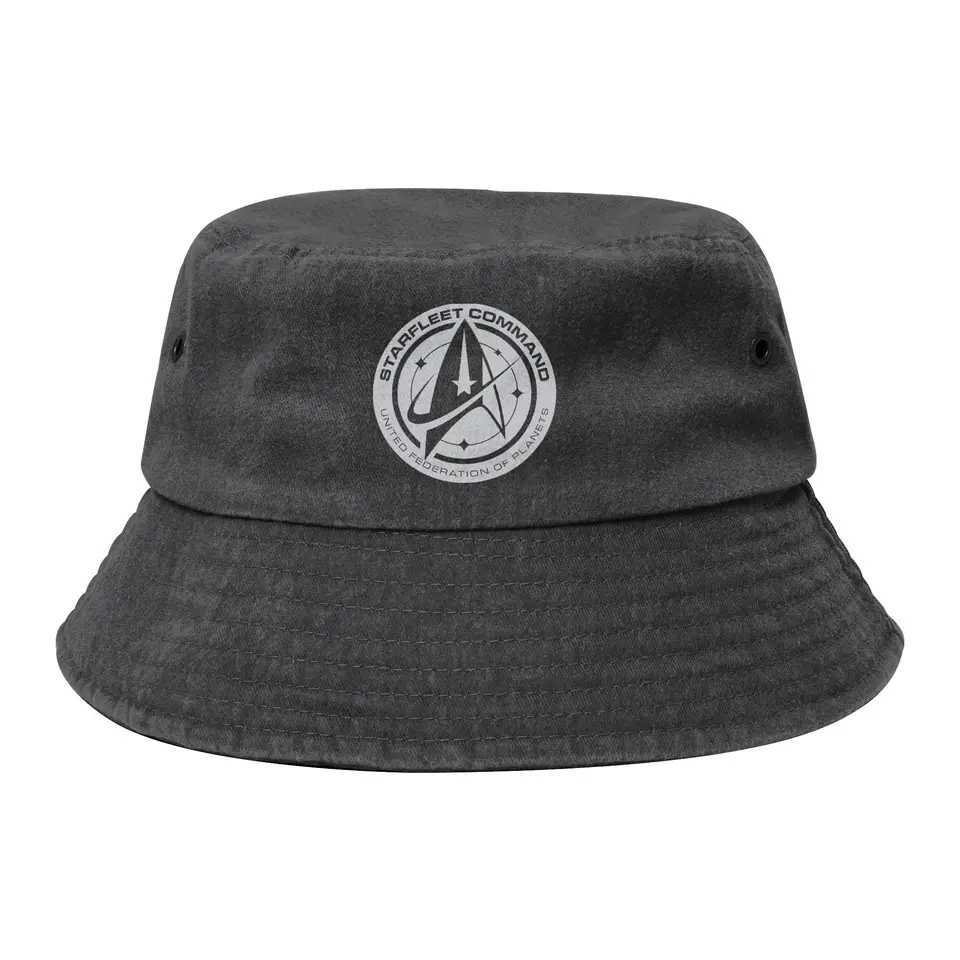 Stars Treks United Federation Bucket Hat for Girl Travel Sun Hats Unique Design for Outdoor Fishing Fisherman Caps Boonie Hat Y250707