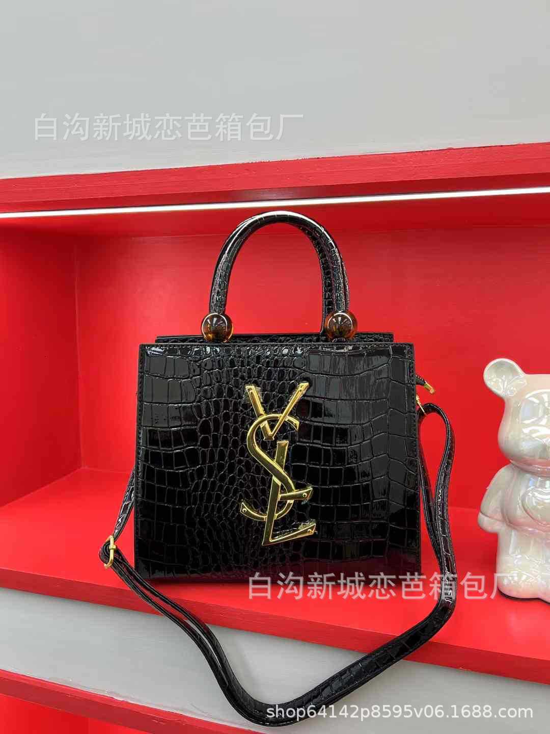 Designer 2025 New Beaded Fashion Handbag Stone Pattern Tote High-end Shoulder Crossbody Light Luxury Women's Bag