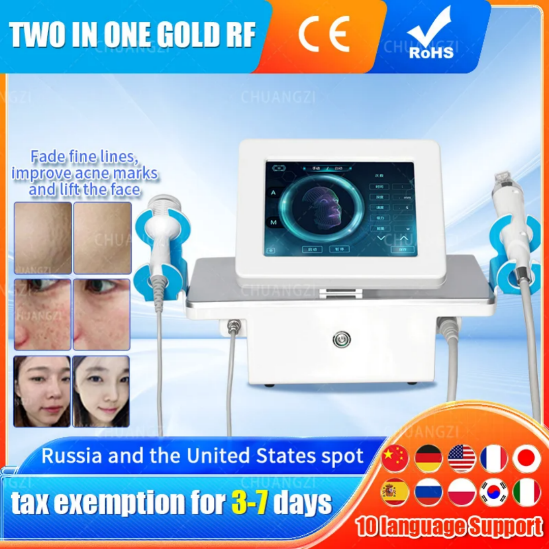 Beauty Salon RF Microneedle Machine for Anti Wrinkle Skin Lifting and Rejuvenation Fractional RF for Wrinkles Skin Tightening
