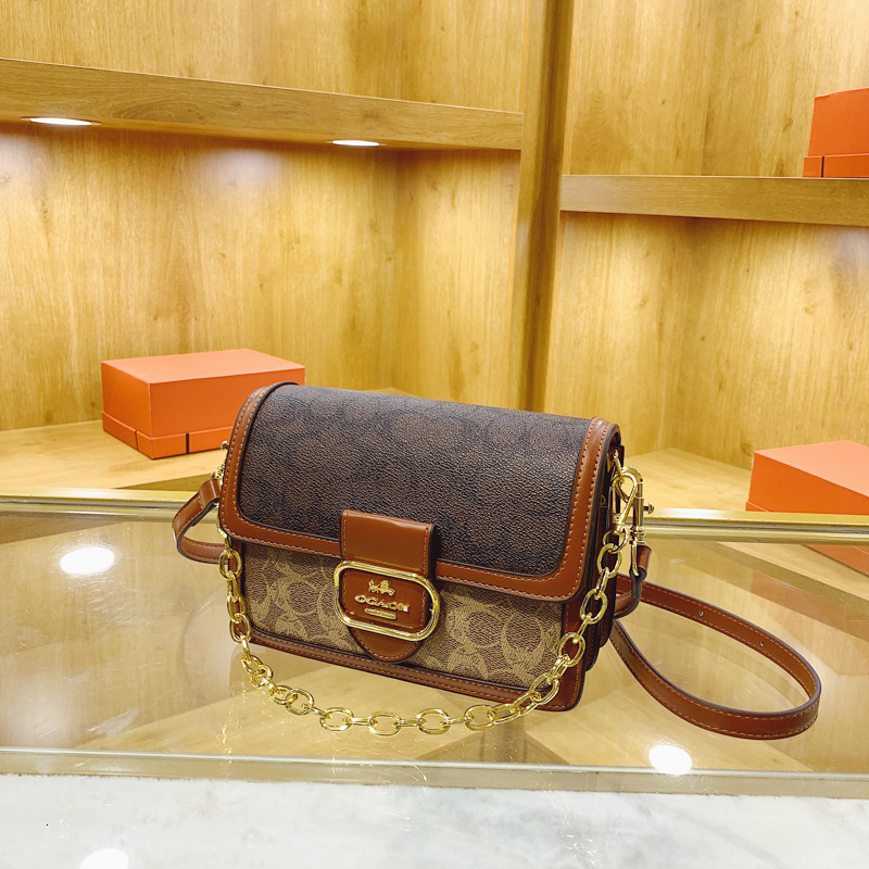 Designer High-End French Style for Women 2025 New Trendy Fashion Chain Versatile Crossbody Shoulder Small Square Light Luxury Women's Bag