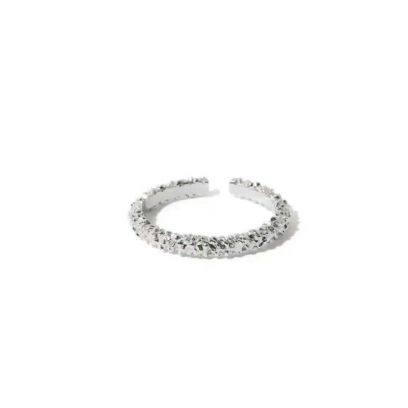 925 Sterling Silver Irregular Rings For Women Wedding Vintage Luxury Fine Jewelry Accessories Wholesale Jewelry Money 925 XJ250707