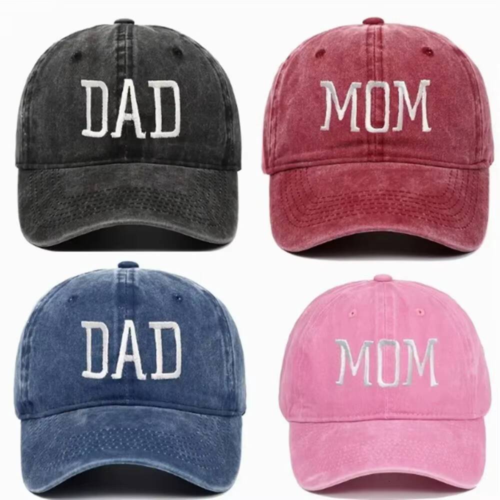 DAD MOM Embroidery Cotton Baseball Fashion Women Men Sport Visors Snapback Cap Sun Hat Breathable Outdoor Caps ddmythur