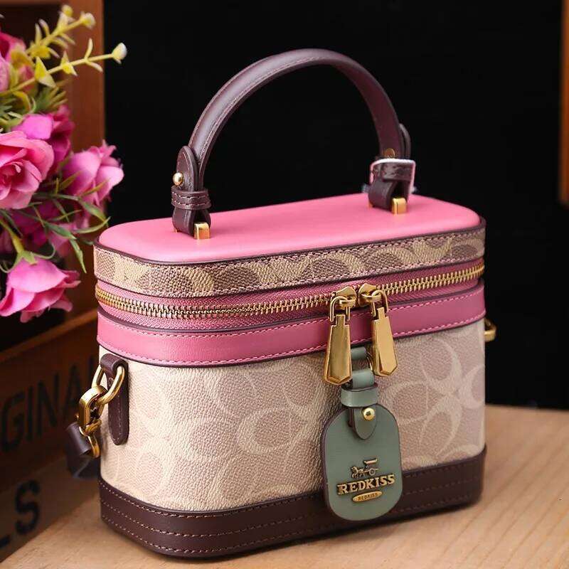 Designer bag 99 New minimalist and fashionable small handbag, contrasting color women's bag, high-end carriage single shoulder crossbody handbag