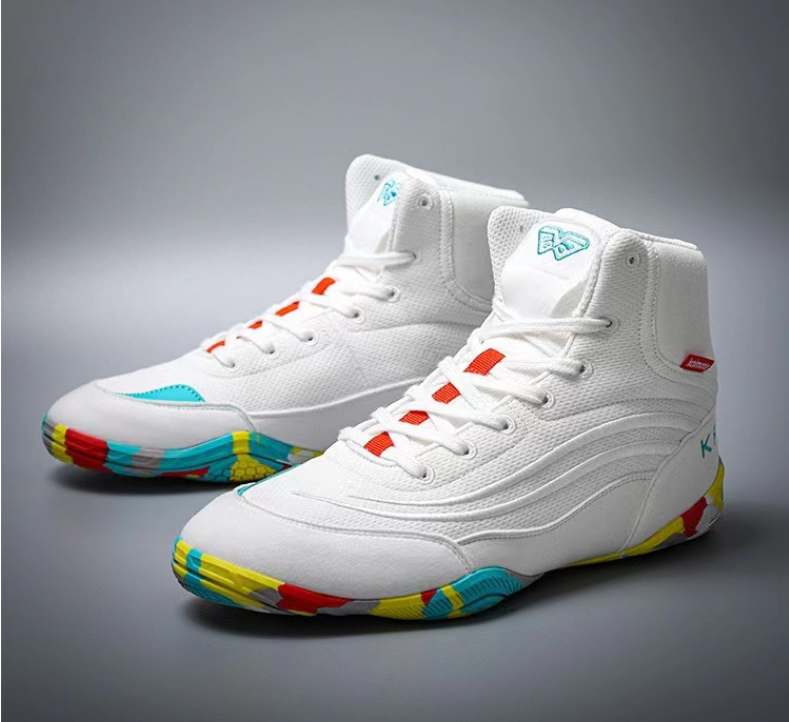 Children's Wrestling Shoes Professional Training Competition for Boys and Girls Fighting Sanda Free Fighting Jumping Rope Youth Wrestling Shoes