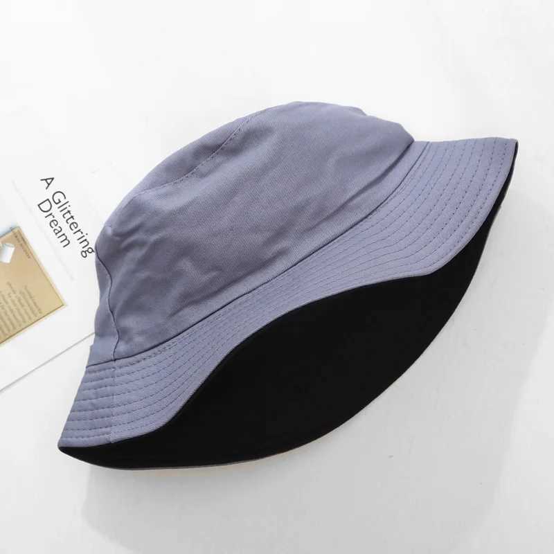 Foldable Bucket Hat Unisex Women Outdoor Sunscreen Cotton Fishing Hunting Cap Men Basin Sun Protection Hat Y250707