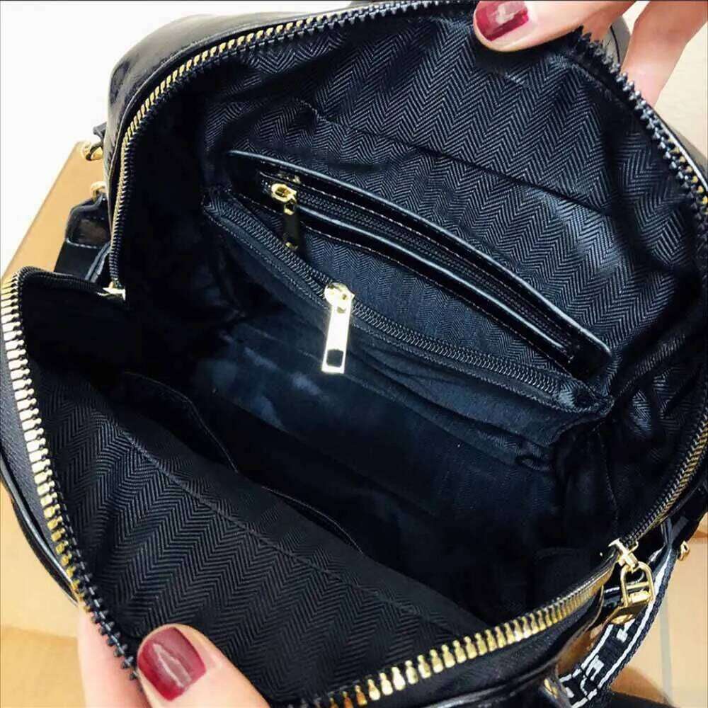 2022 New Women Fashion Large Capacity School Female Brand Travel Backpack Multifunctional Black Shoulder Bag