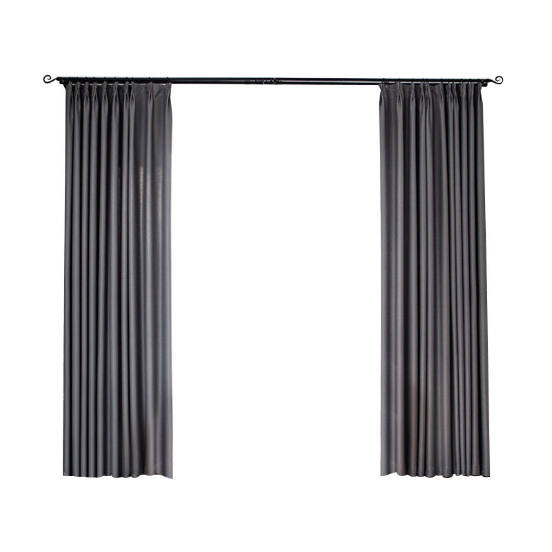 YL-36073 Office curtain finished product wholesale school high precision heat insulation sunscreen shade cloth project hotel full blackout curtain