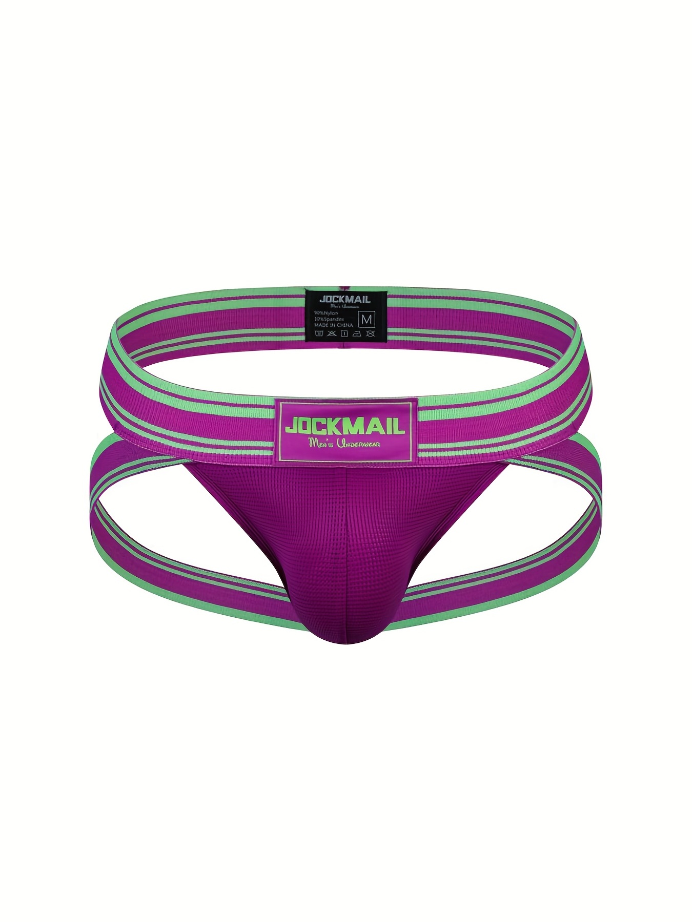 UpUns JOCKMAIL Sexy Mens Mesh Thong T-Back Underwear Sports Lingerie Elastic Breathable Shorts Wholesale Free Shipping