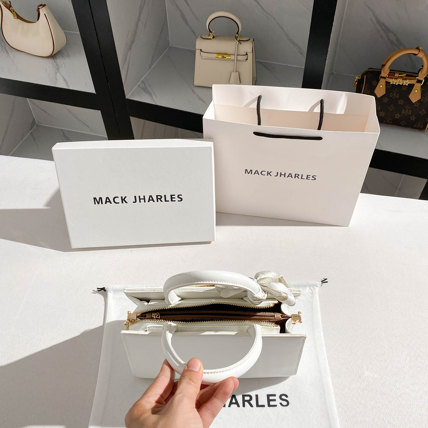 Designer Bag Nylon Drawstring Bag Crossbody Bag Formal Magnetic Snap Clasp Embroidery Solid Color White Large Designer Women S Bags