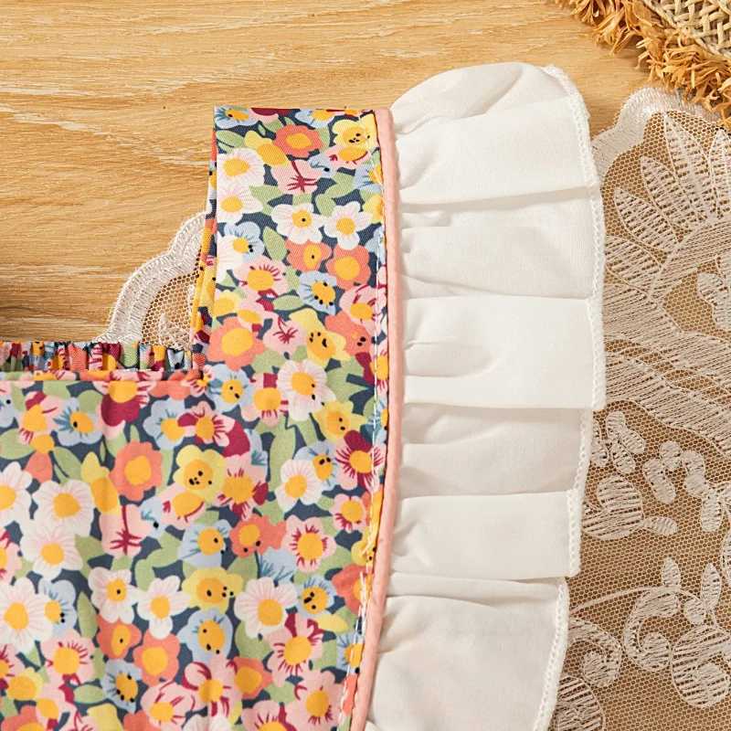 Baby Girl Clothes Summer Baby Girl Floral Full Print Big Butterfly Princess Sleeveless Dress Little Flying Sleeve Cute Dress R250707