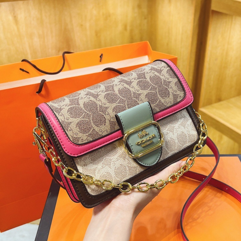 Designer High-End French Style for Women 2025 New Trendy Fashion Chain Versatile Crossbody Shoulder Small Square Light Luxury Women's Bag