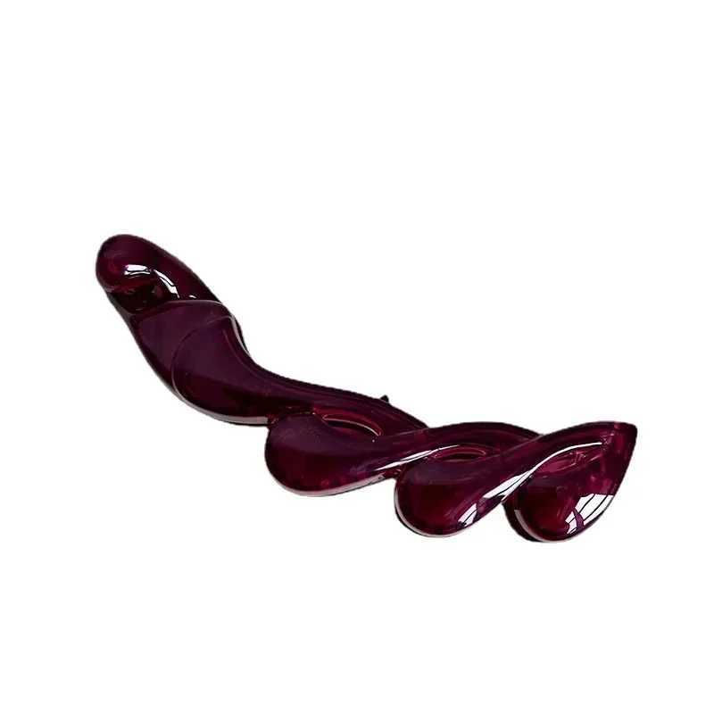 Korean Simple Banana Clip High Ponytail Claw Clip Ponytail Holder Women Girls Hair Accessories Braiding Tools Y250707