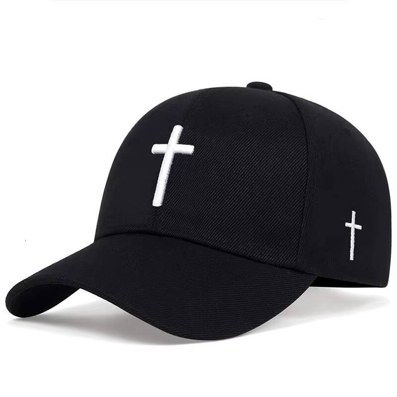 Unisex Cross embroidery Baseball Cap adjustable Golf Hat Cotton Snapback Caps Casquette Casual Hip Hop Dad Hats ddmythur