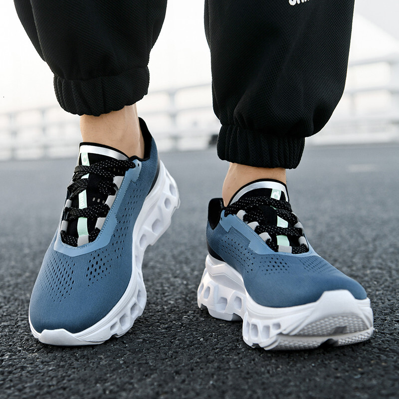 Men's Cushioning Running Shoes Lightweight Athletic Casual Sneakers Male Non-Slip Sports Shoes Outdoor Travel Walking Shoes