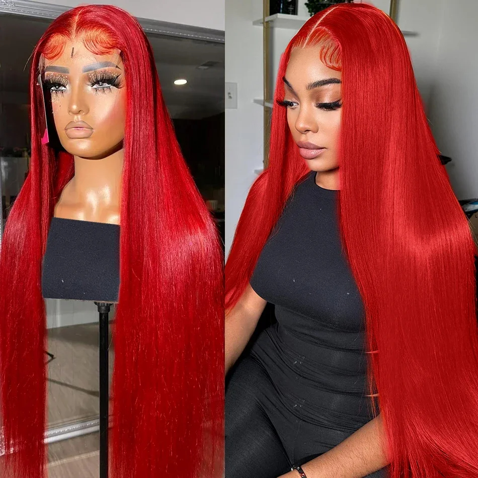 Black Purple Color Lace Frontal Wig Look Like Really Human Hair Wigs Bone Straight 13x4 Synthetic Lace Front Wigs Ready To Wear Wig 200 Density HD Tra