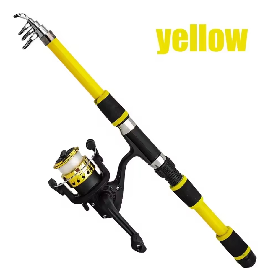 Children's Fishing Rod Goods for Fishing Rods Tools Casting Supplies Tackle Tool Material Articles Fish Ajing Stuff Sports QD