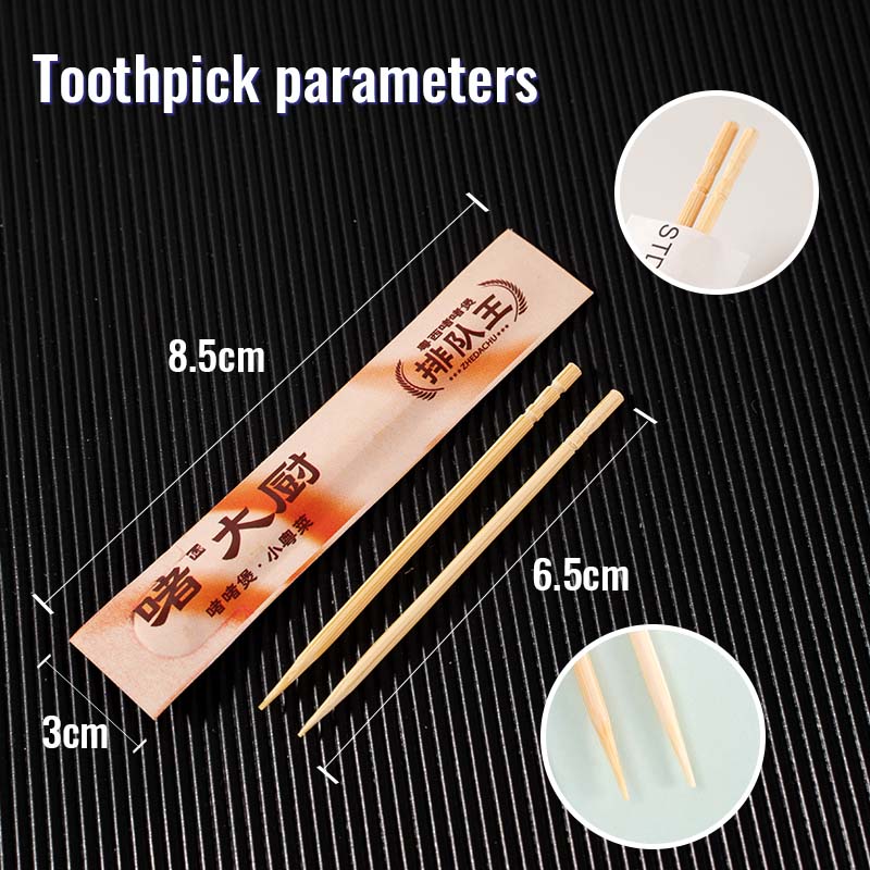 Durable Eco-Friendly Natural Bamboo Toothpicks - Ideal for Everyday Dental Hygiene