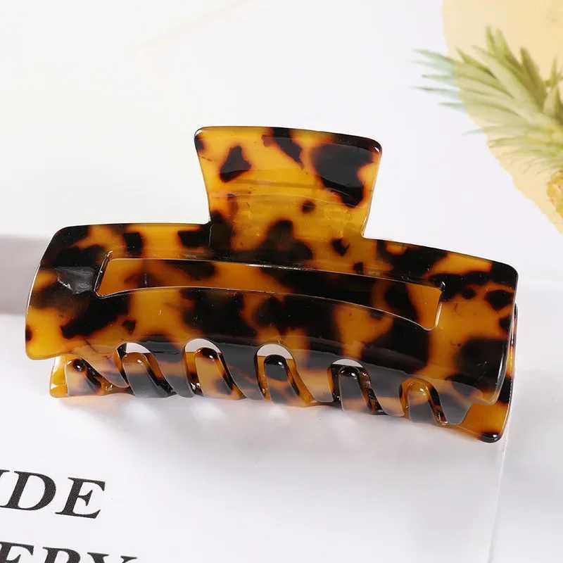 Vintage Hair Clip Simple Geometry Acetate Hair Claw Hair Clips for Women Girls Hair Accessories Hair Barrettes Crab Hair Clip Y250707