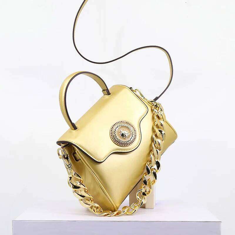 Women's Flap Chain Shoulder Brand Fashion Trend Handbag Simple And Versatile High-Quality Work Commuting Bucket Bag