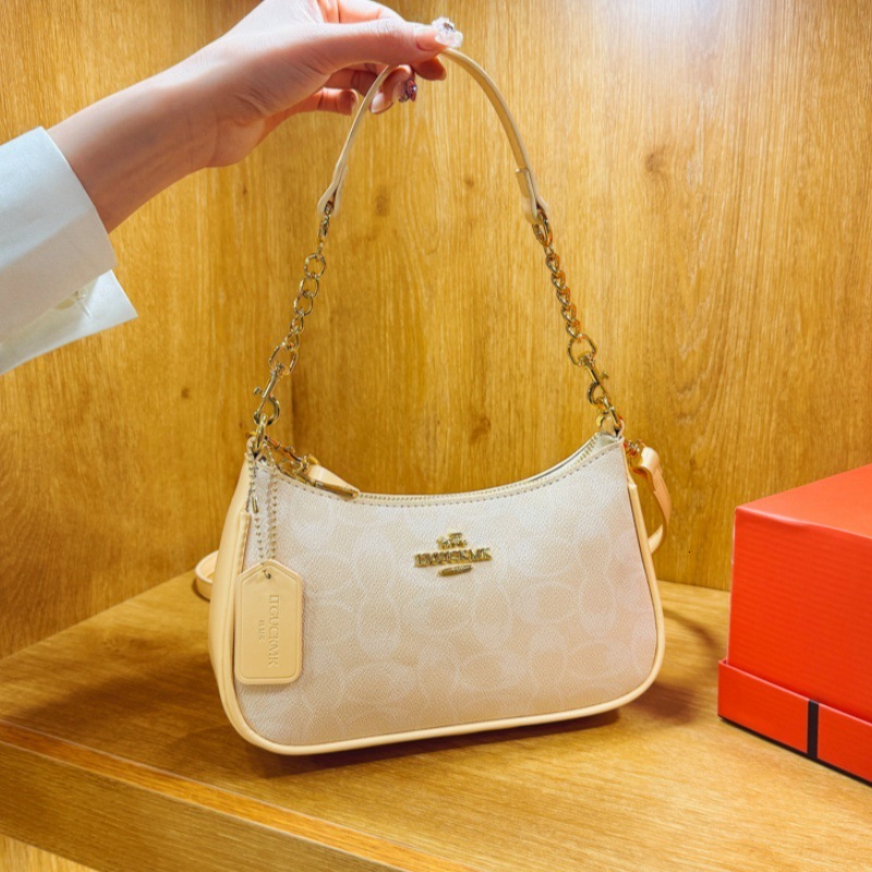 Designer High-End Feel Printed Chain 2025 New Style Versatile Fashion Elegant Shoulder Crossbody Light Luxury Women's Bag