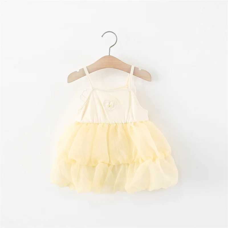 Adorable Summer Newborn Baptism Dress SLeeveless Baby Girl Kid Birthday Party Fairy Dresses Sweet Butterfly 0-3 Children Costume R250707