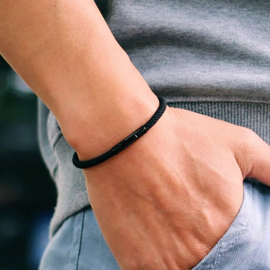 Fashion Stainless Steel Buckle Bracelet Bangle Unisex 4mm Milan Thread Charm Gift for Lover Leisure Accessories Jewelry 250707