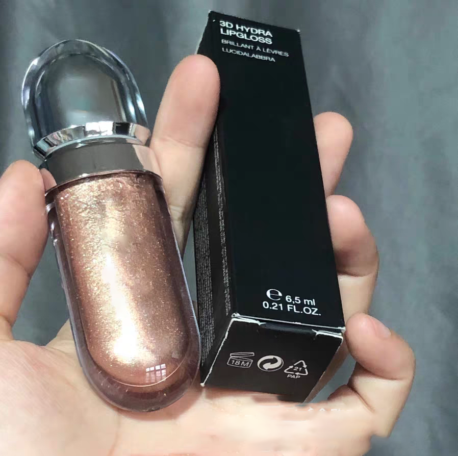 Top Quality Lip Gloss 3D Hydra Lipgloss 6.5ml Moisturizing Soft Makeup Lip Oil Lips Care Moisturizing Lip Sexy KK Beauty Cosmetics Oil