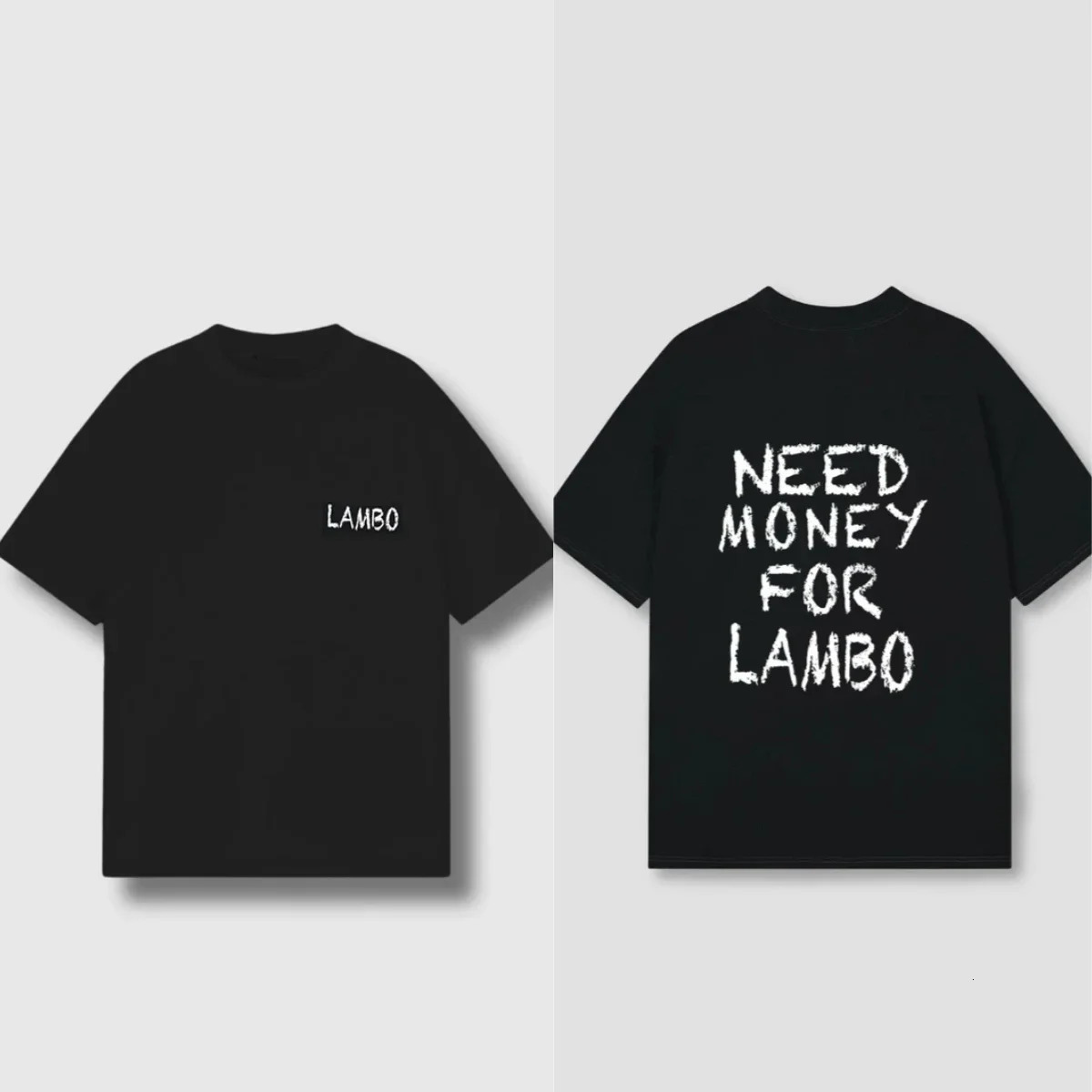 Summer Clothe Tshirts Need Money for Porsche Tee Casual Cotton Top Y2k Short Sleeves Female Ins Sell 250704