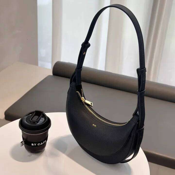 JW PEI Women's Half Moon Crossbody 2025 Stylish Vegan Leather Shoulder Bag Trendy Underarm Purse For Women Minimalist Design