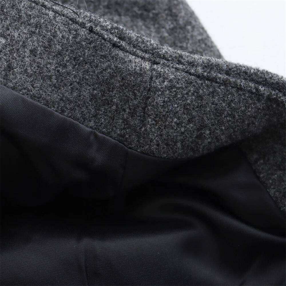 Women's Fashion New Blended Loose Coat