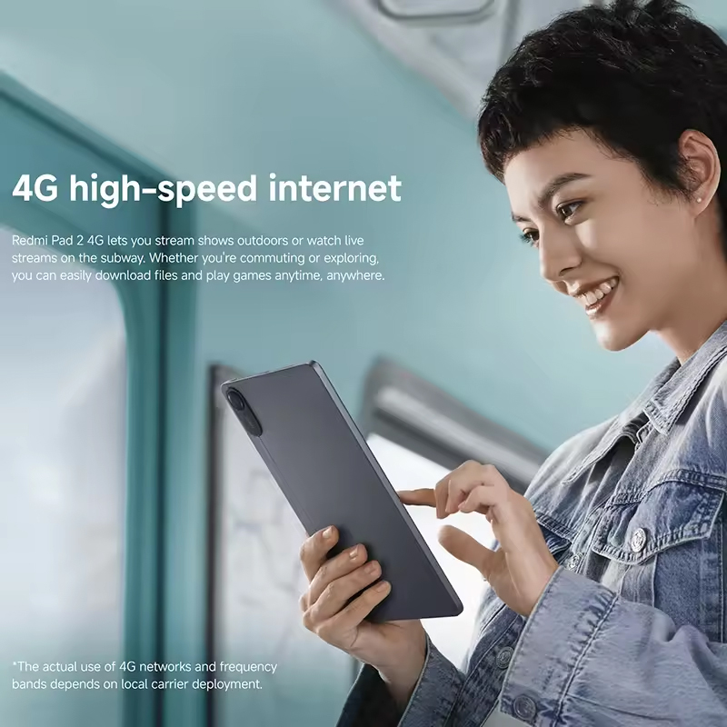 Global version Xiaomi Redmi Pad 2 9000mAh Battery MTK Helio G100-Ultra 11" Display Fast charging 90Hz Tablet 8MP HD Camera