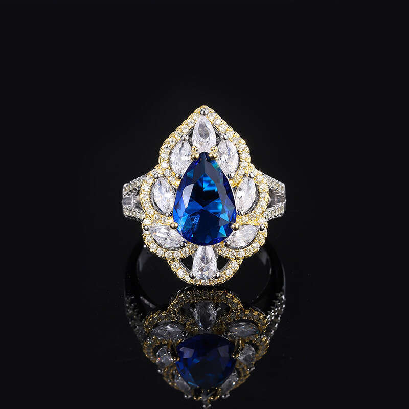 2023 New Tiktok Micro Pave Diamond Adjustable High-End Noble Court Style Ring F89