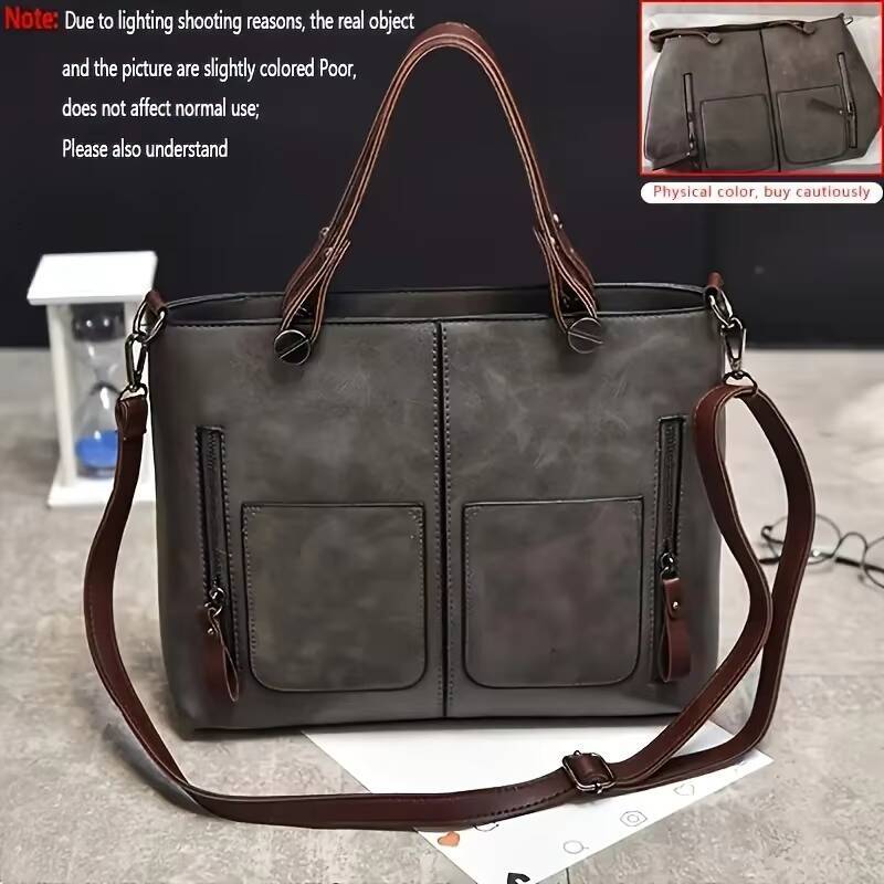 Womens Fashion Classical Style Crossbody Handbag Retro PU Leather Shoulder and Purse Casual Bag Daily ddmynov