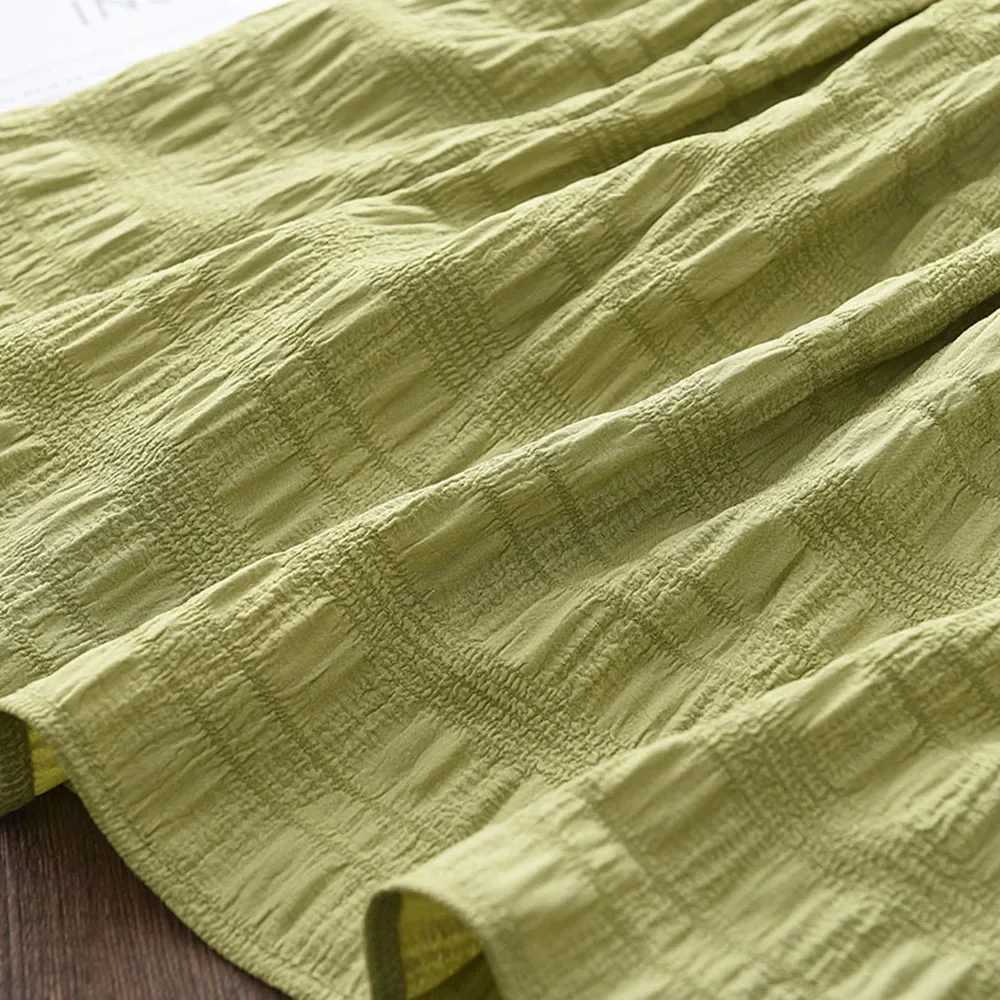 Girls Summer Fashion Puff Sleeve Square Collar Cute Princess Dress 1 Piece 2-7 Years Kids Solid Color Casual Clothing R250707
