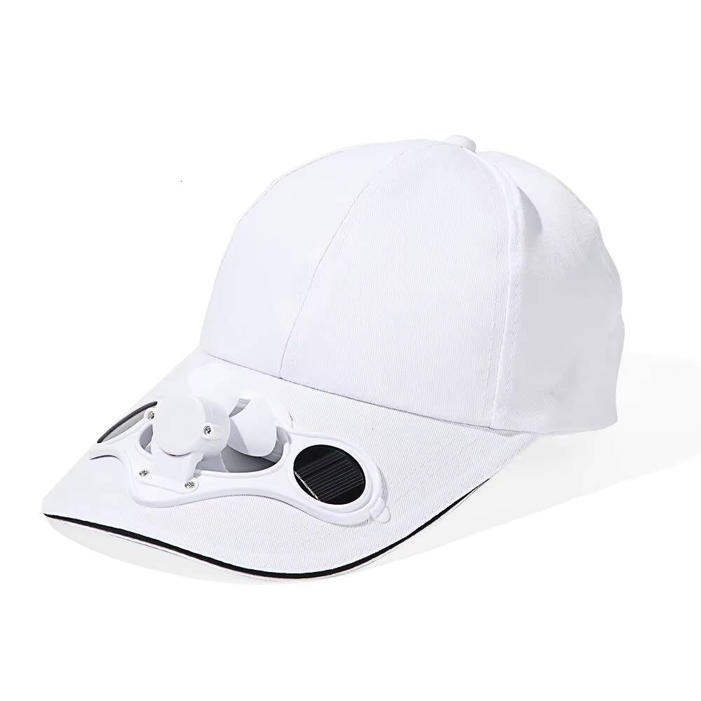 Novelty Fan Cooling Baseball Solar Outdoor Sport Cap Summer Camping Hiking Travel Hat For Women Men ddmythur