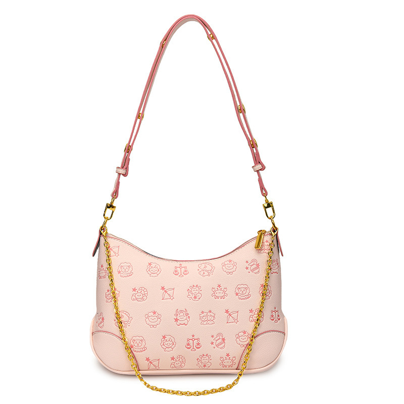 Designer High-End Feel for Women 2025 New Korean Style Horn Vintage Underarm Versatile Fashion Elegant Shoulder Crossbody Light Luxury Women's Ba