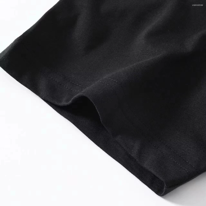 Men's T Shirts 2025 Summer Luxury Brand T-shirt Pure Cotton Flat Printing Large Size Round Neck Short-sleeved And Women's Top