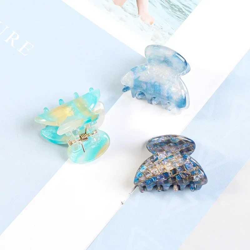 56 Colors Multicolor Geometric Stripes Spotted Acetate Fashion Kids Hair Clips Mini Exquisite Girls Hair Accessories Gift Y250707