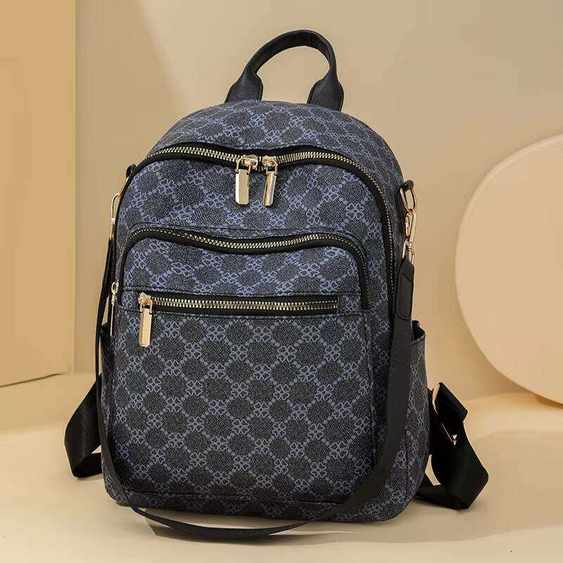 DHessentials Fashion Print High Capacity Double Layer Out Door Travel Shoulder Backpack