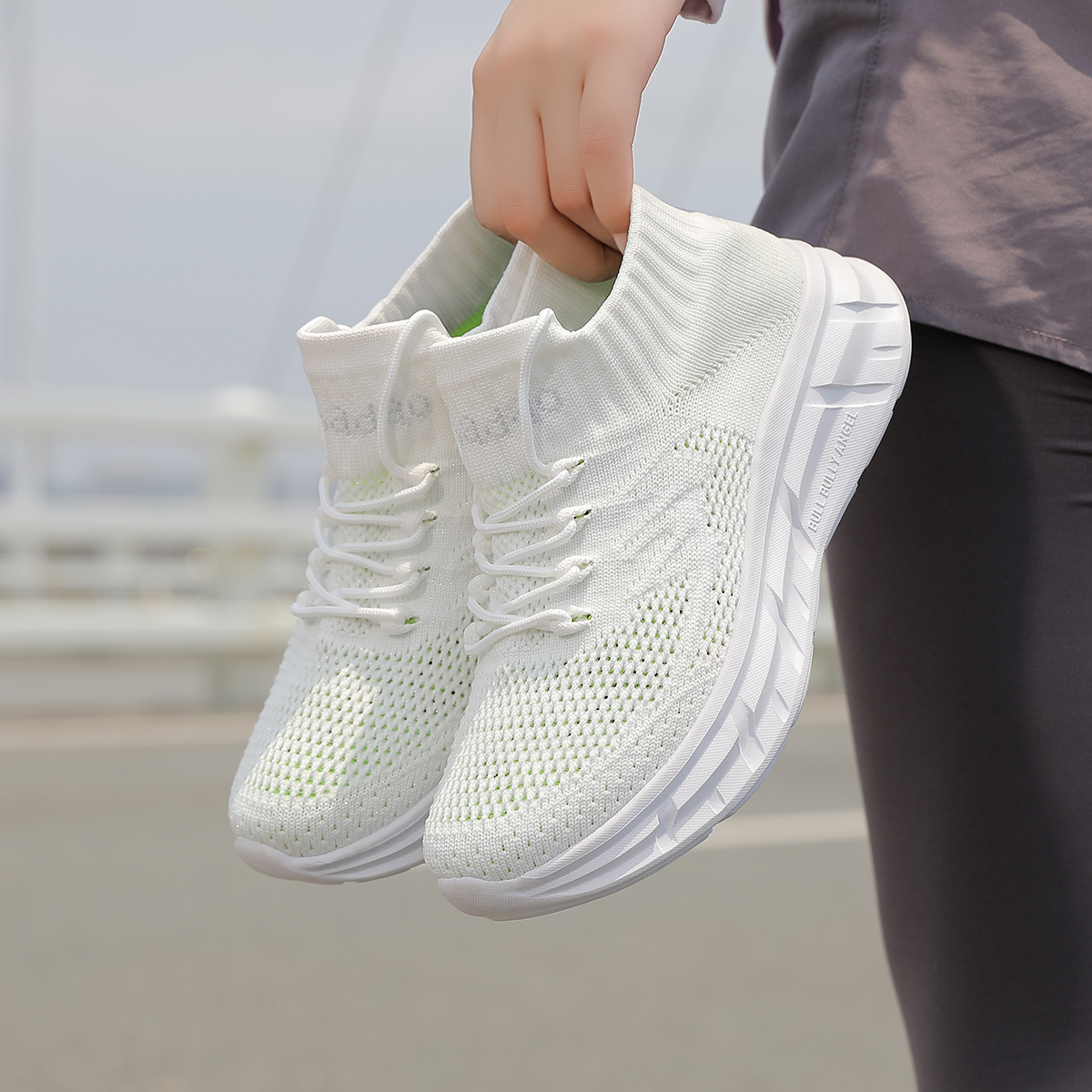 New Season Square Dance Shoes, Comfortable and Breathable Mesh Dancing Shoes for Outdoor Fitness and Shuffle Dance