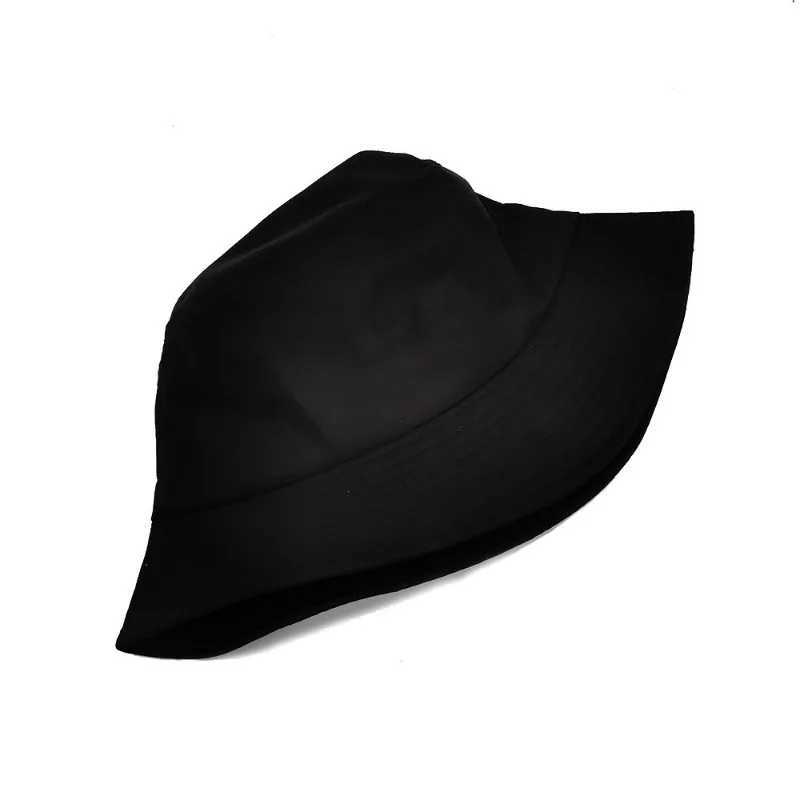 Korean Macaron Solid Color Bucket Hats for Women and Men Summer Outdoor Leisure Sunscreen Versatile Couple Panama Basin Cap Y250707