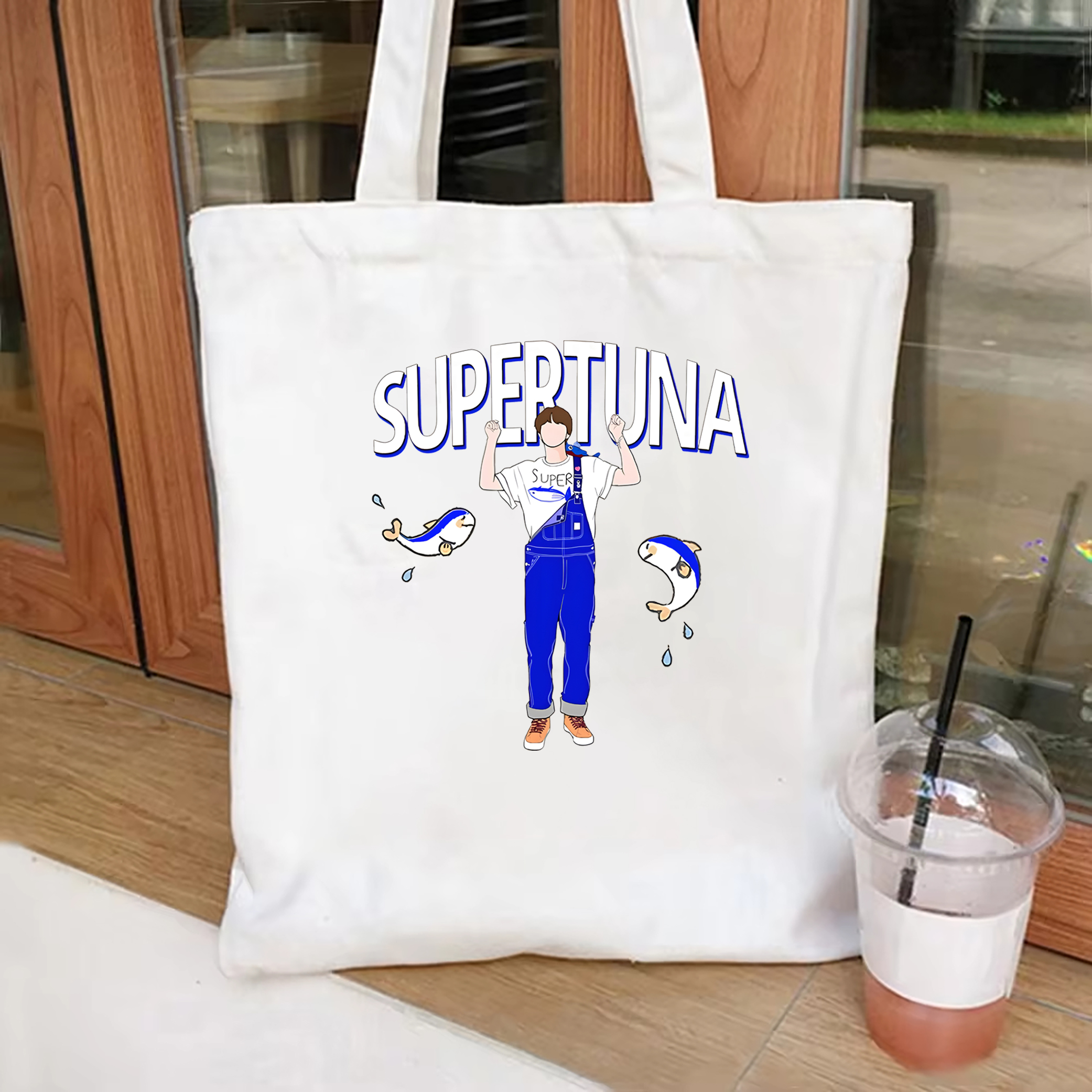 Popular members Jin Canvas Bag Kim Seokjin K-pop tote bag Kim Seokjin bag Jin Bias shoulder bag Army Gift Kpop tote cosmetic bag