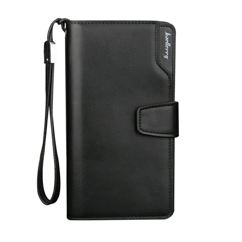Designer Baellerry New Casual Multifunctional Men's Clutch Korean Style Business Zipper Long Wallet Phone Light Luxury Women's Bag